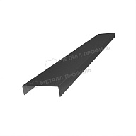 Планка декоративная на столб 60мм 17х62 х 3000 (VALORI-20-DarkGrey-0.5)